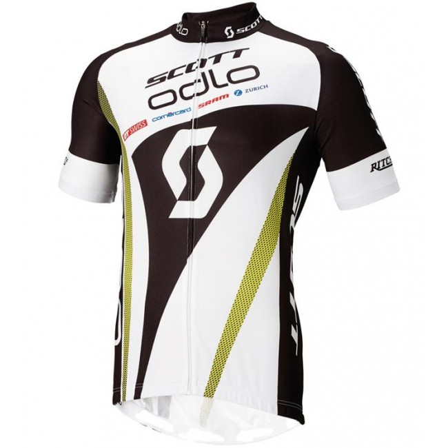 2015 Odlo Scott Swiss Radtrikot Kurzarm NPKI537