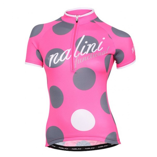 2015 Nalini Siele Rose-Grau Damen Radtrikot Kurzarm CCWY430