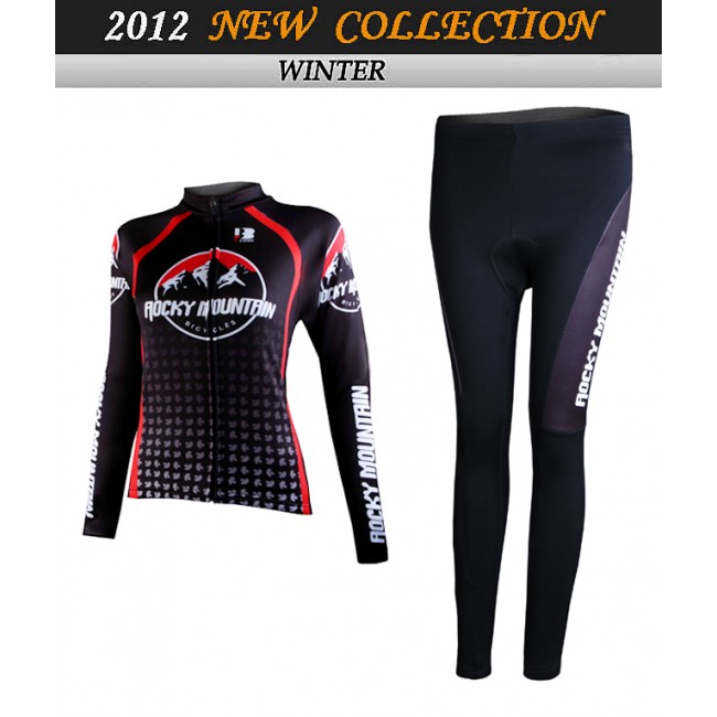 2012 Damen rocky Cycling Fahrradbekleidung Radtrikot Satz Langarm und Lange Fahrradhose SMXT527