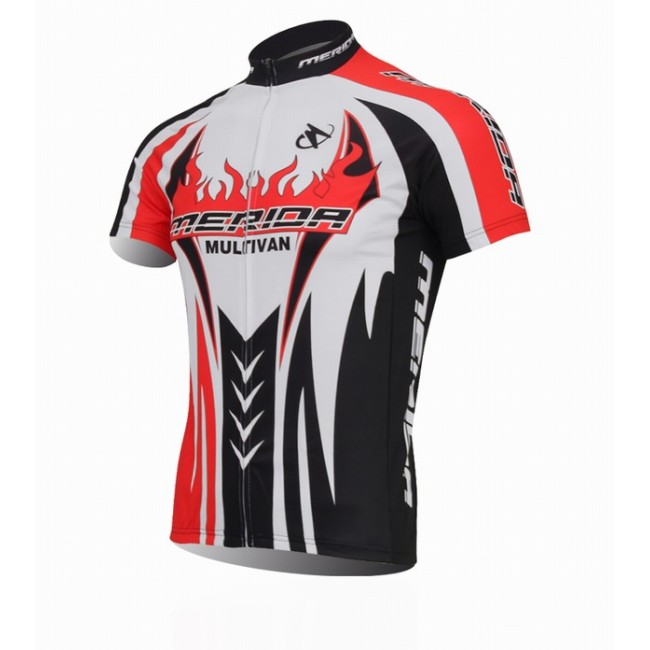 2014 Merida Multivan team Radtrikot Kurzarm Schwarz NUMA963