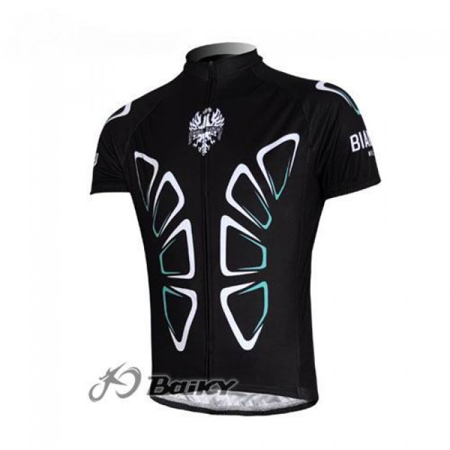 Bianchi Pro Team Radtrikot Kurzarm Schwarz SGSH573