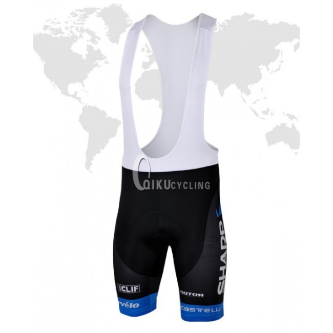 Garmin Sharp Barracuda Südafrika Champion Kurz Trägerhose Schwarz 2013 SVNE113