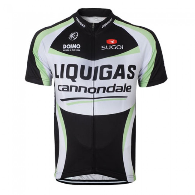 Liquigas Cannondale Pro Team Radtrikot Kurzarm Schwarz 2012 HNUG997