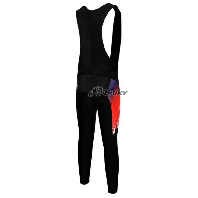 Nalini Pro Team Lang Trägerhose Rot Schwarz CZII317