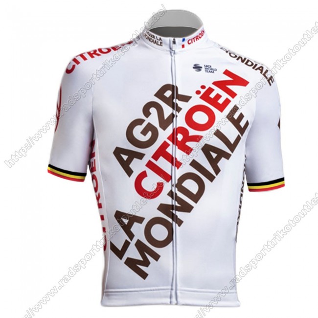 Profiteams Ag2r Mondiale Citroen 2021 belgium Radbekleidung Satz Trikot Kurzarm