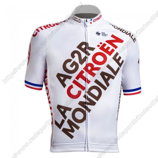 Profiteams Ag2r Mondiale Citroen 2021 France Radbekleidung Satz Trikot Kurzarm