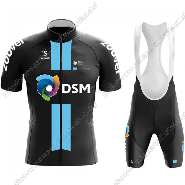 Profiteams Sunweb DSM 2021 Radbekleidung Satz Trikot Kurzarm+Trägerhosen Set Outlet TRHIH