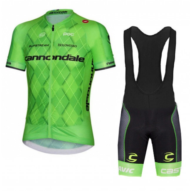 2016 Cannondale Fahrradbekleidung Satz Fahrradtrikot Kurzarm Trikot und Kurz Trägerhose 03 AEFW108