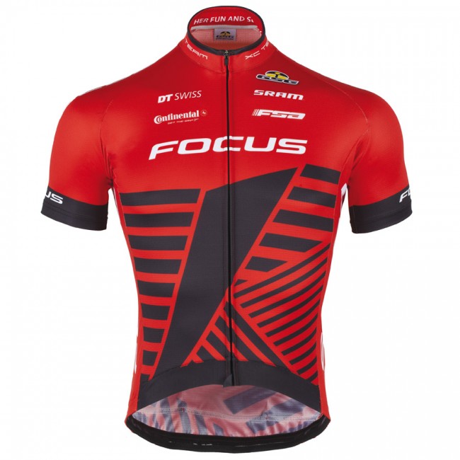 2016 GSG Focus XC Rouge Fahrradbekleidung Kurzarm Radtrikot LJYD771