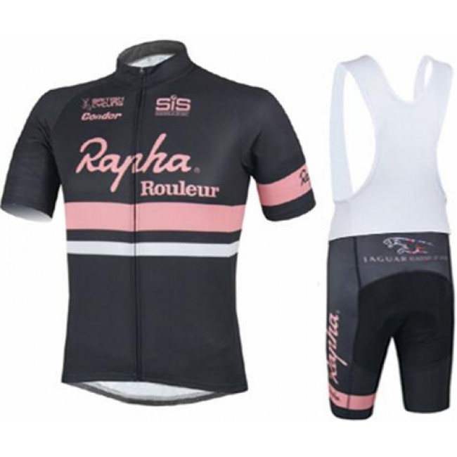 2016 Rapha Fahrradbekleidung Satz Fahrradtrikot Kurzarm Trikot und Kurz Trägerhose RGWM444