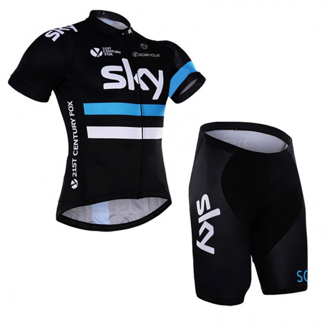 2016 SKY Radbekleidung Radtrikot Kurzarm und Fahrradhosen Kurz SDDT875