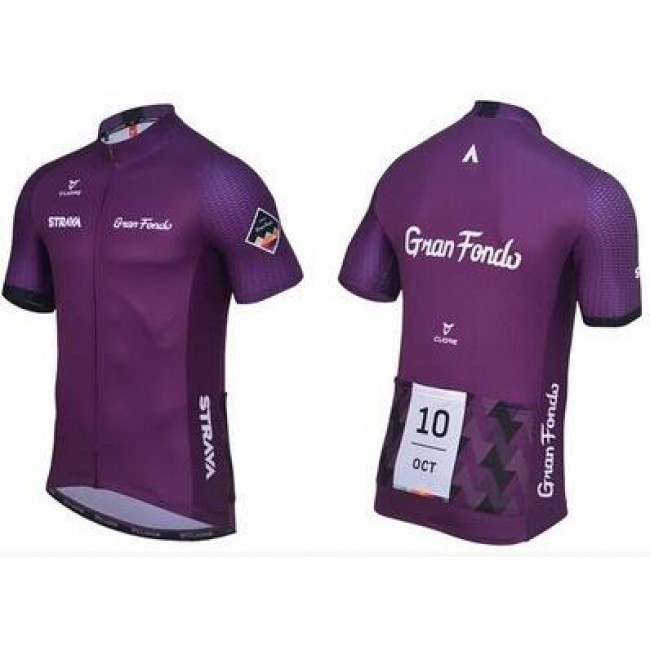 2016 Strava Radtrikot Kurzarm lila FPBZ773