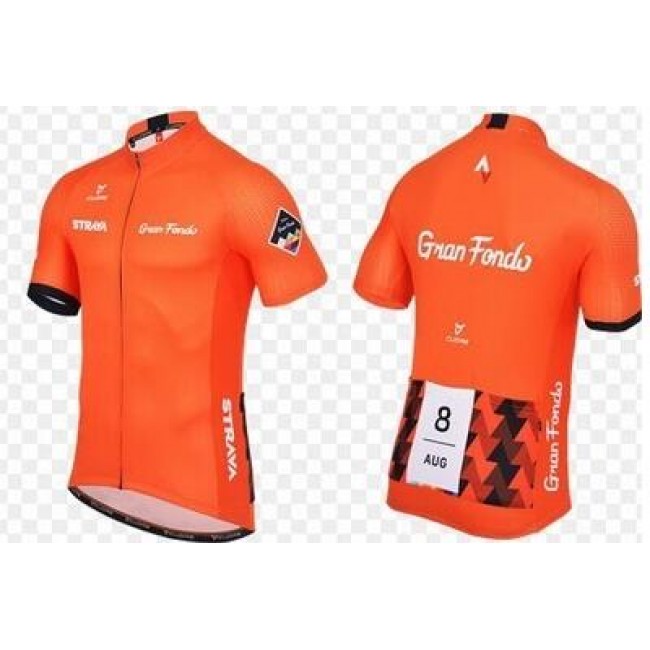 2016 Strava Radtrikot Kurzarm orange IQYO147