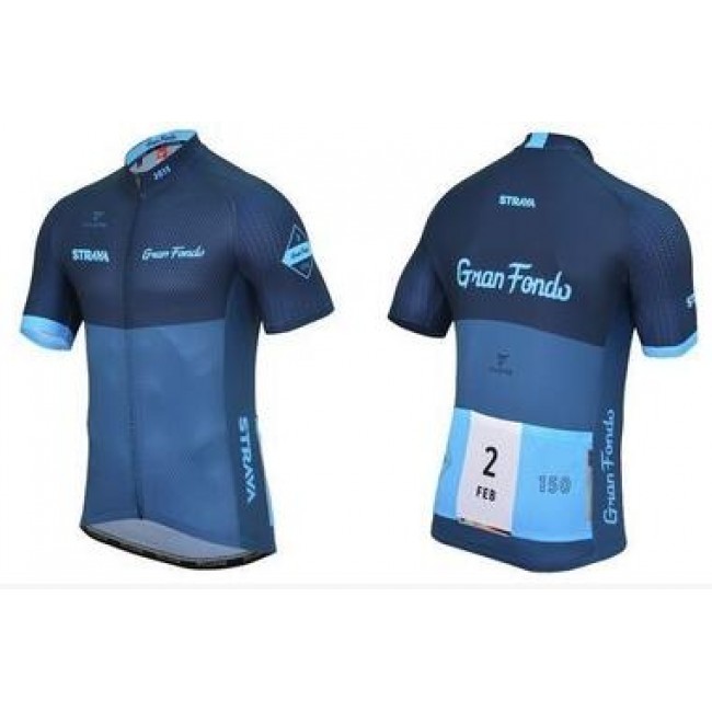 2016 Strava Radtrikot Kurzarm blau LAFS944