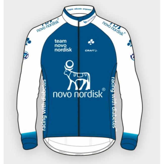 2016 Team Novo nordisk Development Fahrradtrikot Langarm ZXGH191