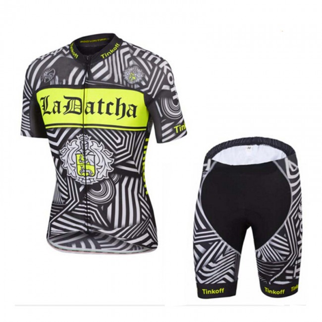 2016 Tinkoff Saxo Bank Radbekleidung Radtrikot Kurzarm und Fahrradhosen Kurz LGFQ781