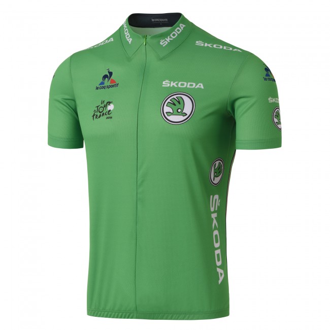 2016 TOUR DE FRANCE Radtrikot Kurzarm Grün ZASL410