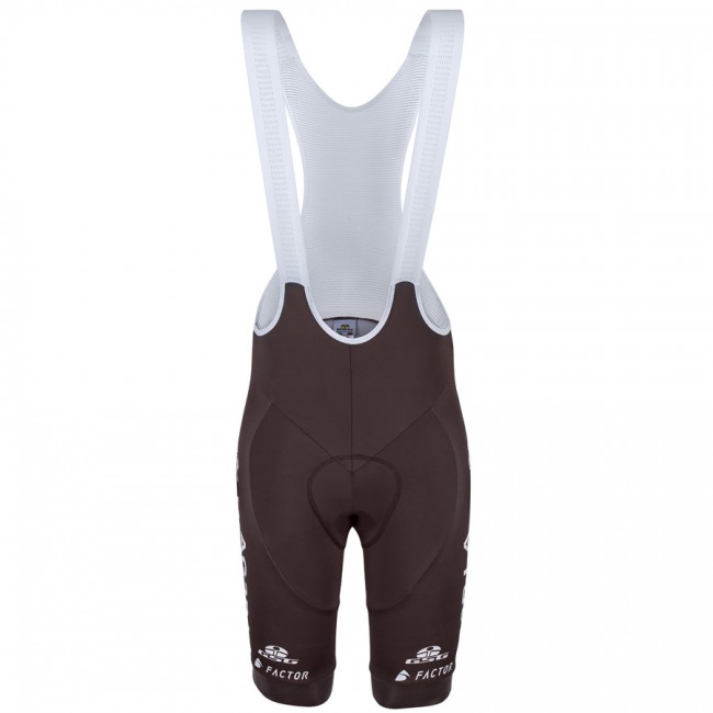 2017 AG2R La Mondiale Kurz Trägerhose Braun 444DBKV