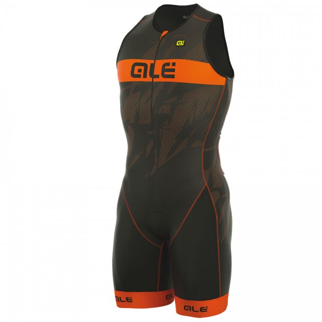 2017 Body Ale Tri Record Zip Front-Orange Fluo 256AEFA