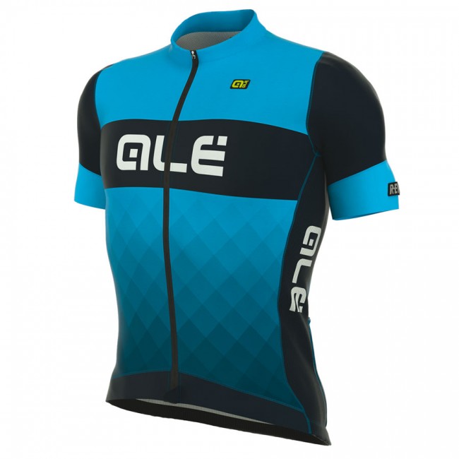 2017 Ale R-EV1 Rumbles Radtrikot Kurzarm Blau 753PYXM