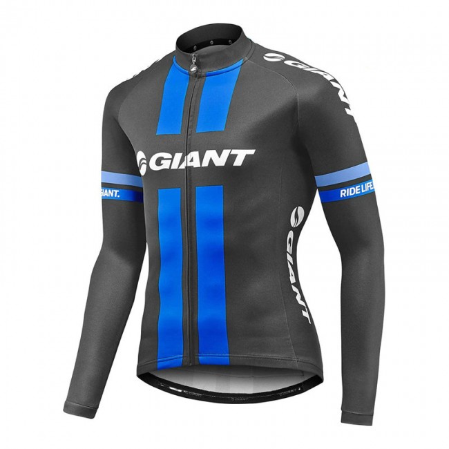 2017 Giant Blau Radtrikot Langarm 396GYNH