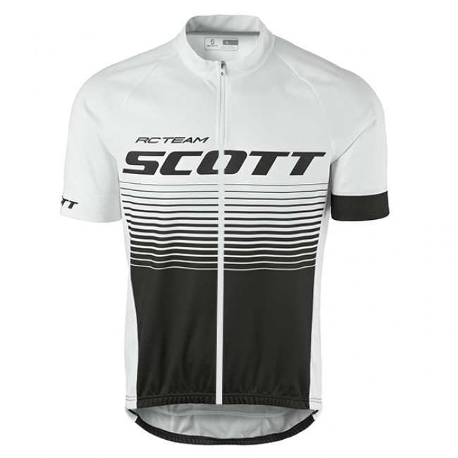 2017 Scott Rc Weiß Schwarz Radtrikot Kurzarm Outlet 892ZOTO