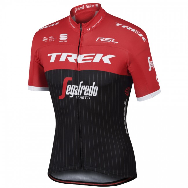 Trek Segafredo Pro 2017 Rot Radtrikot Kurzarm 755HYSG