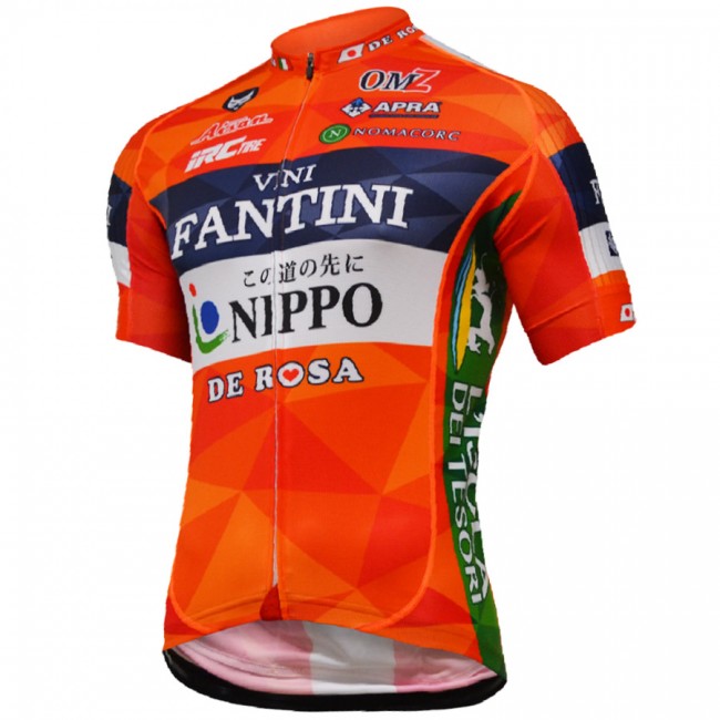 2017 Vini Fantini Nippo Race Radtrikot Kurzarm 185GWDK